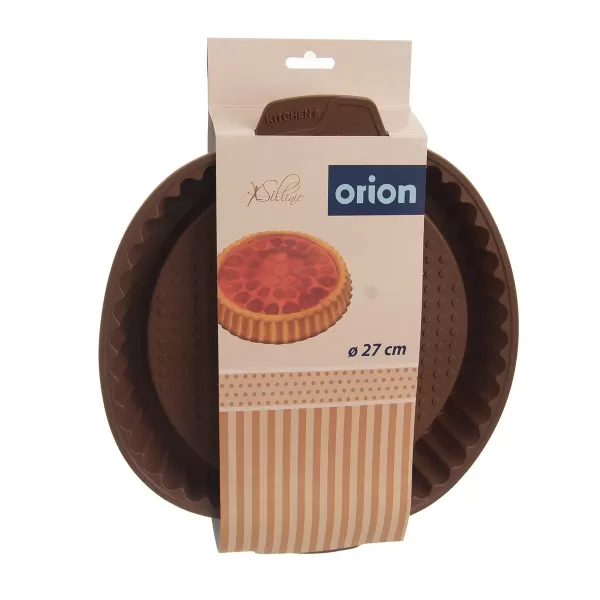 Forma silikon koláč pr. 27 cm hnědá