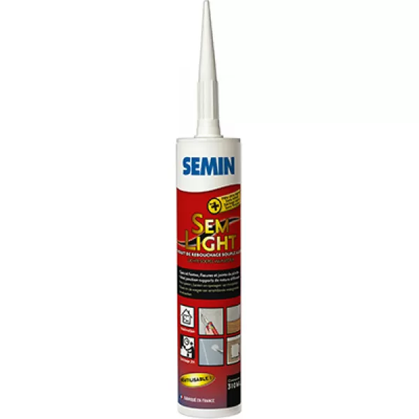 SEM LIGHT Tmel Šlehaný odlehlečný kartuše 310ml