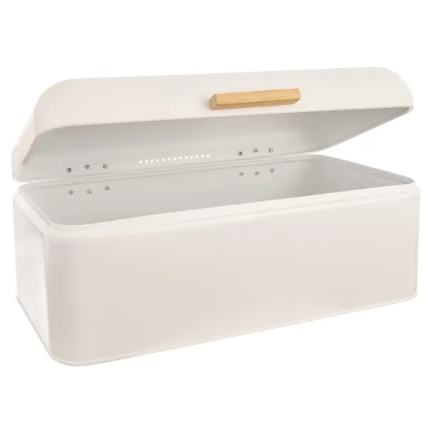 Chlebovka plech/bambus 42x24x16,5 cm WHITELINE