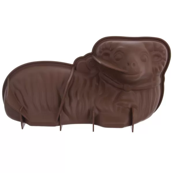 Forma silikon beránek 31x17 cm hnědá