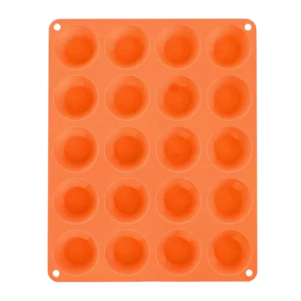 Forma silikon muffiny malé 20 oranžová