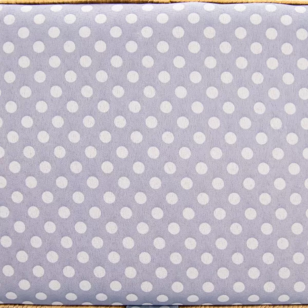 Kazeta na šití dřevo/polyester 30x23x16 cm modrá