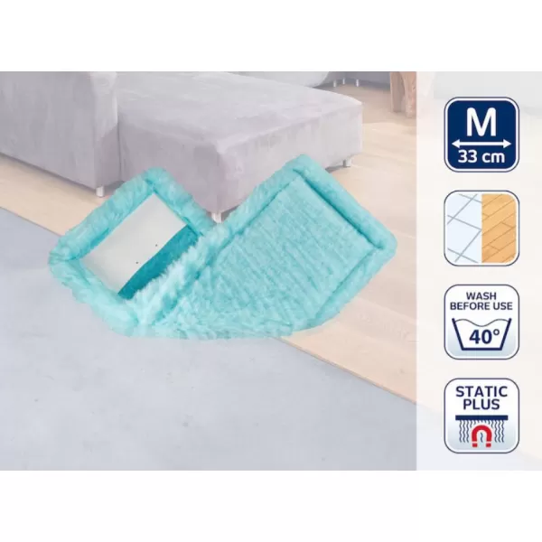 Náhradní návlek Static Plus k mopu CLEAN TWIST M Ergo, 33 cm LEIFHEIT 52124