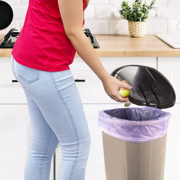 Koš odp. UH s pedálem 21 l kávově hnědá