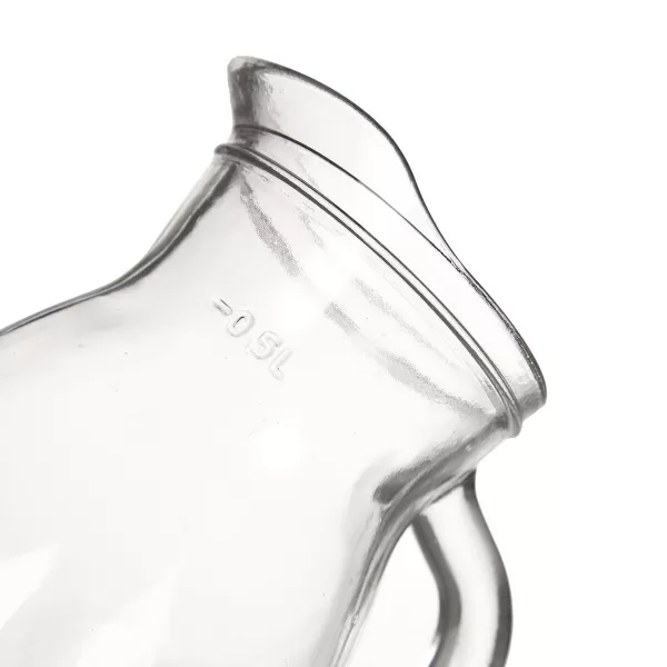 Džbán sklo s měrkou 0,5 l