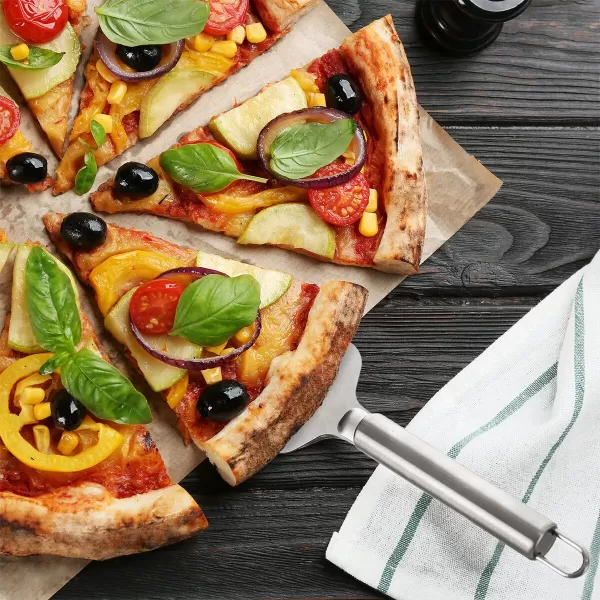 Kráječ-lopatka nerez na pizzu KITCH