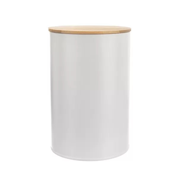 Dóza plech/bambus pr. 11 cm WHITELINE