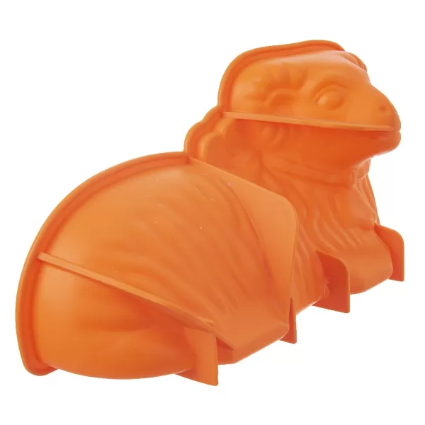Forma silikon beránek 31x17 cm oranžová, náhr. 154464