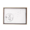 Tác lisované dřevo servírovací KAŽDÝ DEN 34x24 cm