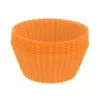 Formička silikon košíček muffiny 12 ks oranžová