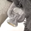 Termofor guma/polyester glitter SRDCE 1,6 l šedá