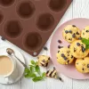 Forma silikon muffiny malé 20 hnědá