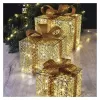 EMOS Světlo vánoční DCFC14 72LED XMAS GOLD GIFT BOX WW-svět.dárky zlaté -3ks