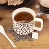 Podtácek polyester VLOČKA pr. 13,5 cm šedá 6 ks