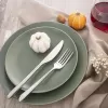 Talíř ker. mělký ALFA kulatý pr. 27 cm zelená