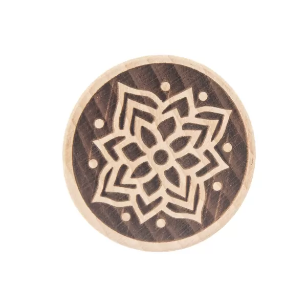 Razítko dřevo na těsto MANDALA