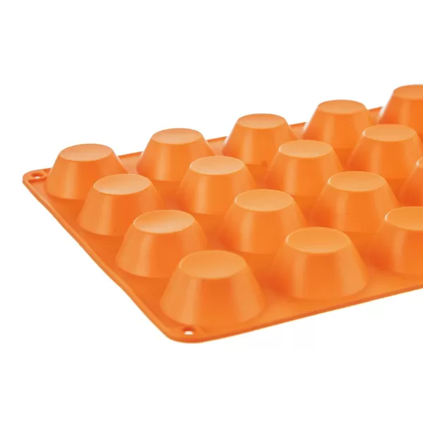 Forma silikon muffiny malé 20 oranžová