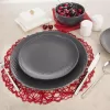 Prostírání papír pr. 35 cm červená