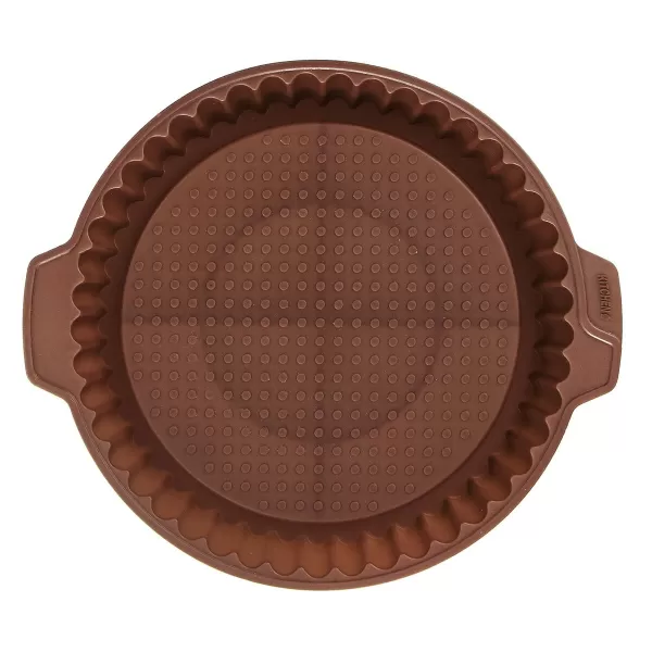 Forma silikon koláč pr. 27 cm hnědá
