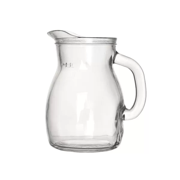 Džbán sklo s měrkou 0,5 l