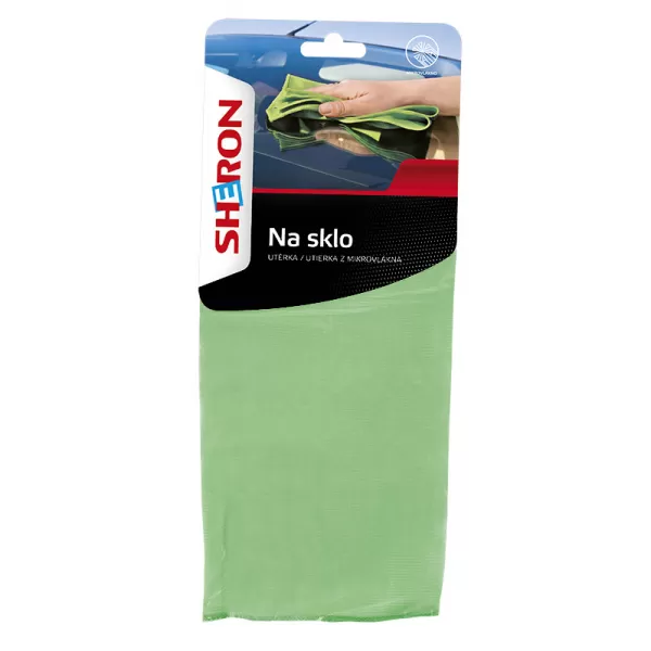 SHERON utěrka z mikrovlákna na sklo