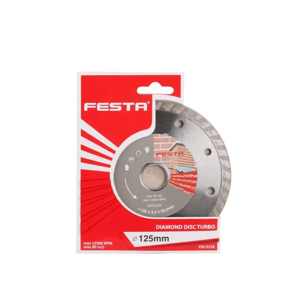 Kotouč diamantový turbo 125mm Festa (121412.01)