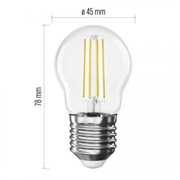 EMOS LED FLM MINI GLOBE 1,8W(25W) 250lm E27 WW(ZF6D02)