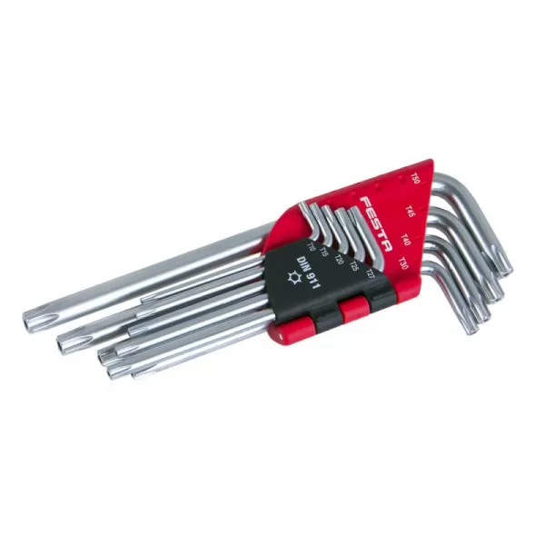 Klíče Torx sada T10-T50 9ks CrVa PROFI (118497.01)