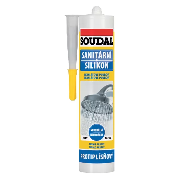 SOUDAL Silikon neutrální +S bílý 280ml