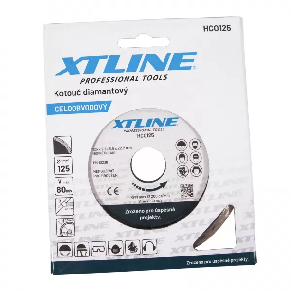 XT kotouč DIA HCO125 plný 125x22,2