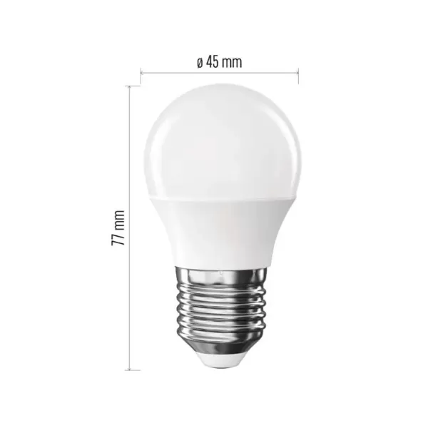 EMOS LED CLS MINI GLOBE 4,2W 470lm ZQ6E23.3 3ks/bal