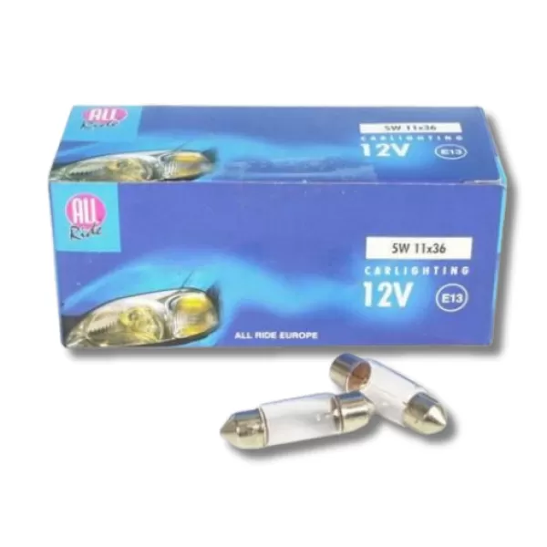 ALLRIDE Žárovka 12V 5w sufitová 11x36