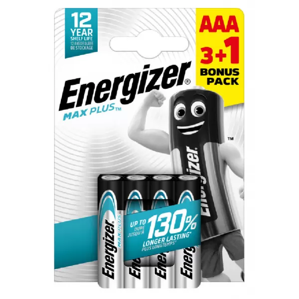 Baterie Energinzer MAX Plus AAA 3+1zdarma