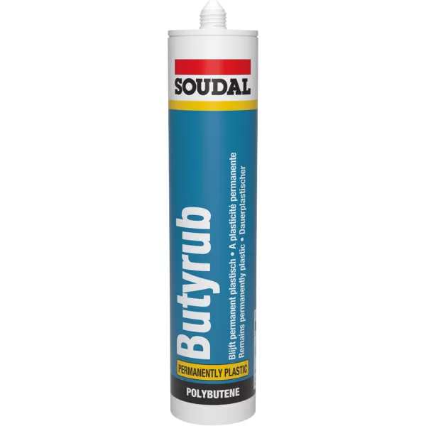 SOUDAL Butyrub bílý 600ml