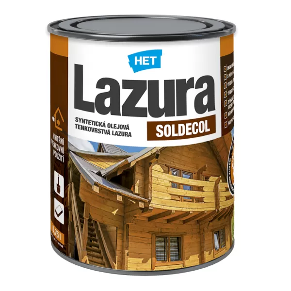 HET Soldecol Lazura 00 - Bezbarvý 0,75l