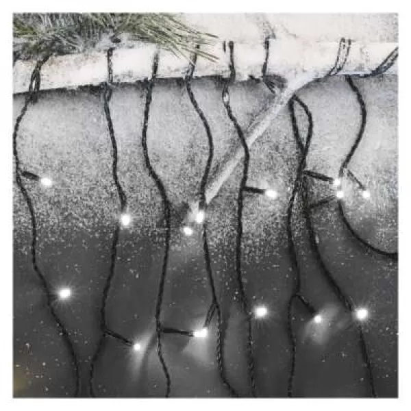 EMOS 200LED XMAS ICICLE MF 3,6M CW