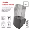 EMOS ZGL010P LED zahradní svítidlo nástěnné E27,IP54,MAX 25W