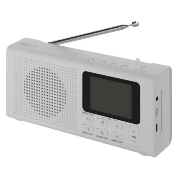 EMOS DAB FM BLUETOOTH RÁDIO P-600W BÍLÁ E0091