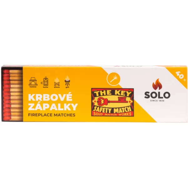 SOLO zápalky krbové kr.40