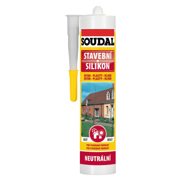 SOUDAL Silikon stavební bílý 300ml