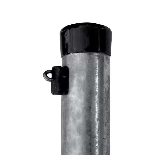 BEKAERT Sloupek IDEAL ZN 2400/48/1,5mm vč. černé čep. a černé zatl.přích.
