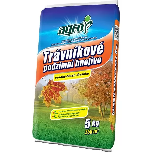 AGRO hnojivo Podzimní trávníkové 5 kg
