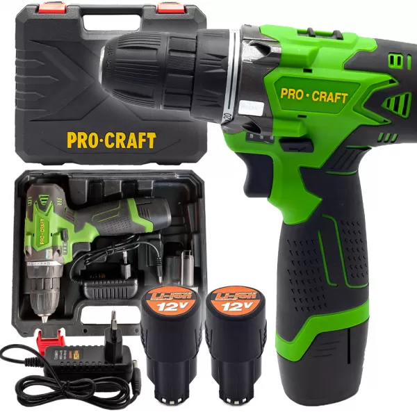 PROCRAFT Aku vrtací šroubovák PA12Li