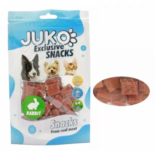 JUKO SNACKS Rabit Big Bites 3x2cm 70g