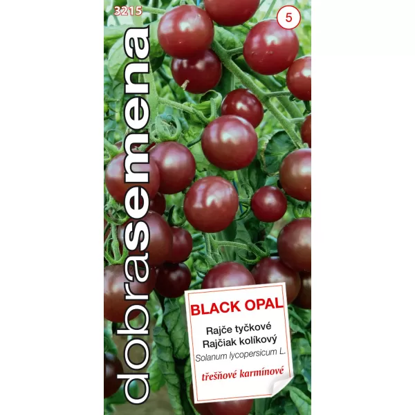 Dobrá semena Rajče tyč. třešňové - Black Opal 10s