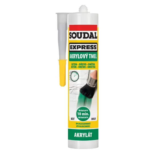 SOUDAL Tmel akrylový 280ml bílý express