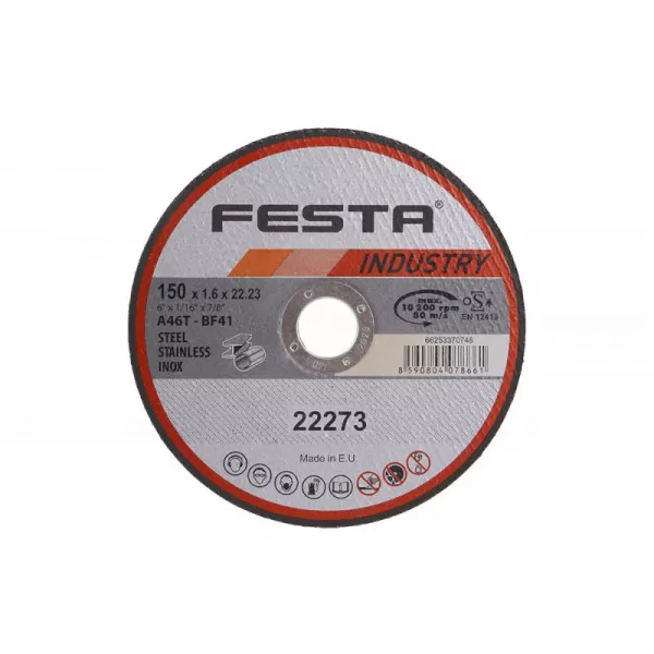 Kotouč na kov řezný 150x1,6mm FESTA