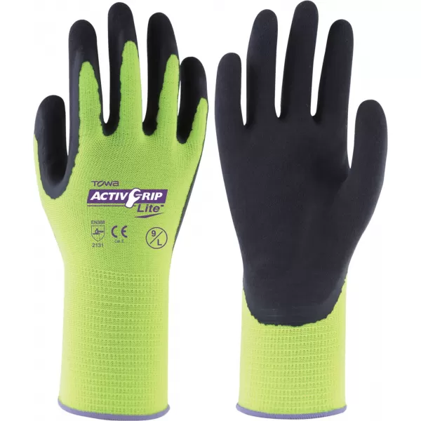 Rukavice AktivGrip Lite limetkové vel. 10/XL Rosteto