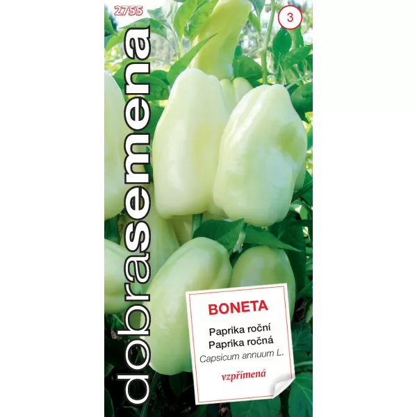 Dobrá semena Paprika zel. - Boneta, vzpřímená 0,5g