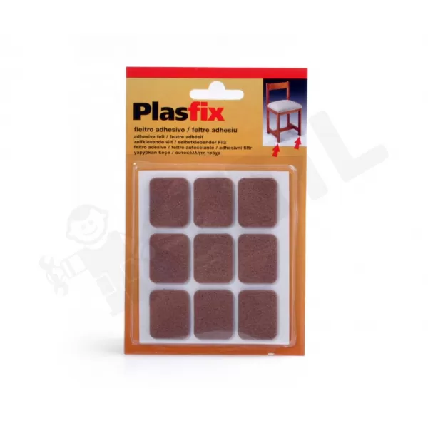 Kluzák filcový hranatý 1000x85mm hnědy